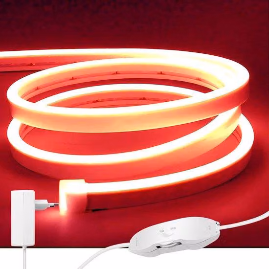 Striscia luminosa a LED da 12 V con dimmer - Impermeabile - Per la decorazione di camere da letto e bar