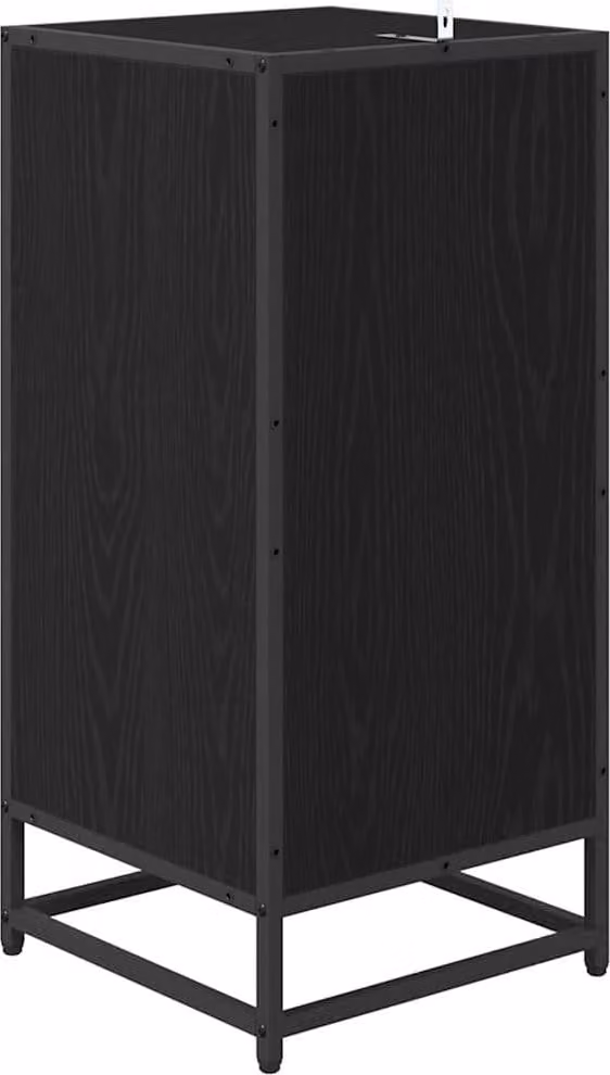 Credenza Rovere Nero 35.5 x 35 x 76 cm
