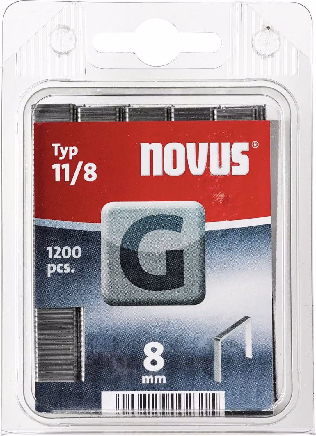 Graffe Novus a filo piatto 8 mm 1200 graffe Cucitrice a filo d'acciaio 042-0385