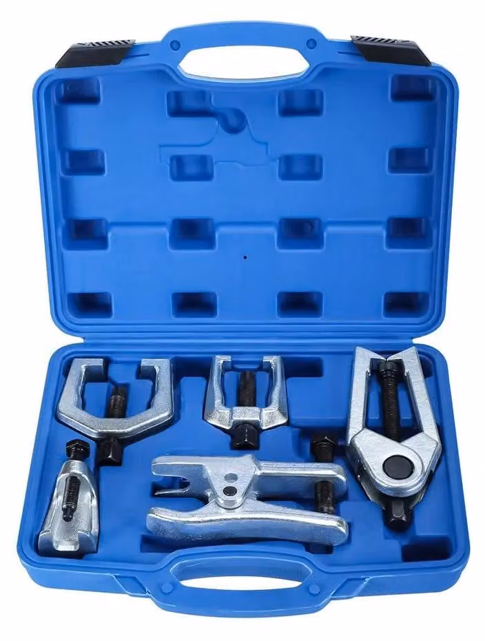 Set di estrattori per giunti sferici e testate dei braccetti di sterzo - Set di 5 utensili - Kit di separazione e estrazione per la manutenzione dell'avantreno - Per la riparazione di veicoli