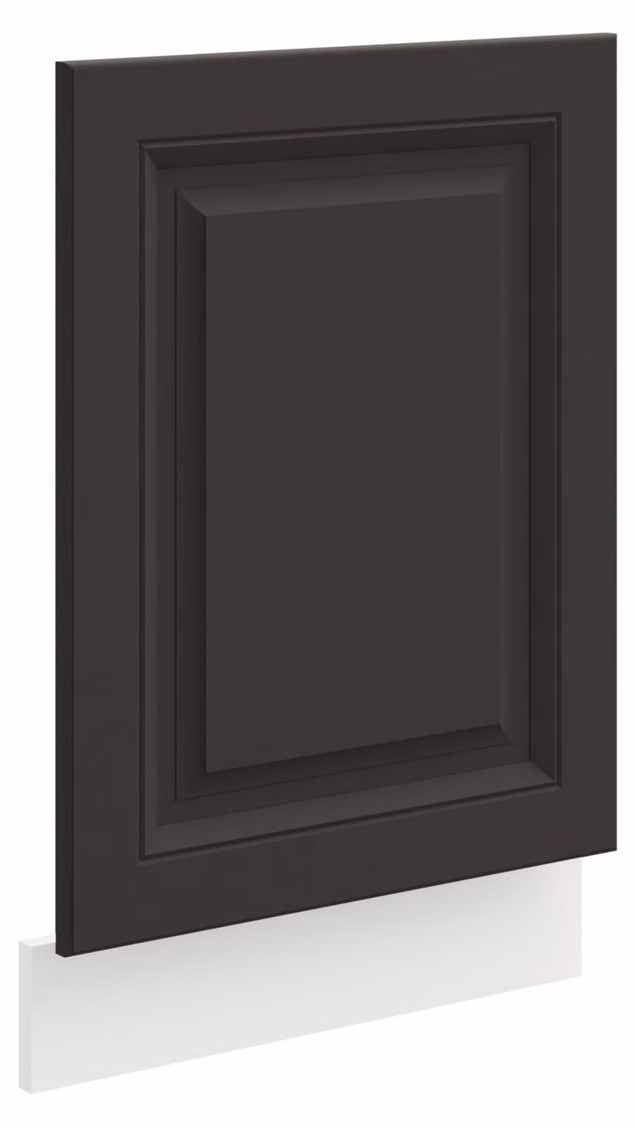 Pannello frontale per lavastoviglie integrata da 45 cm, modello Stilo, colore grigio, stile rustico