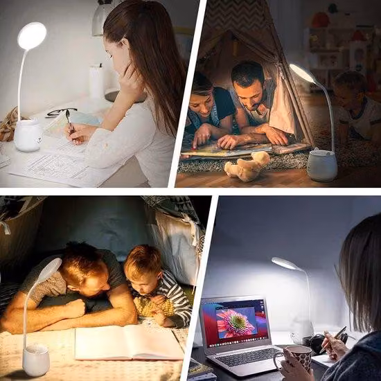 Lampada LED per bambini, luce notturna bianca