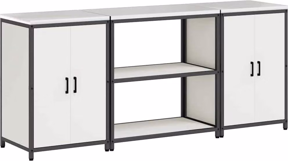 Set di Stoccaggio per Cucina HATTEM 3 pcs Bianco
