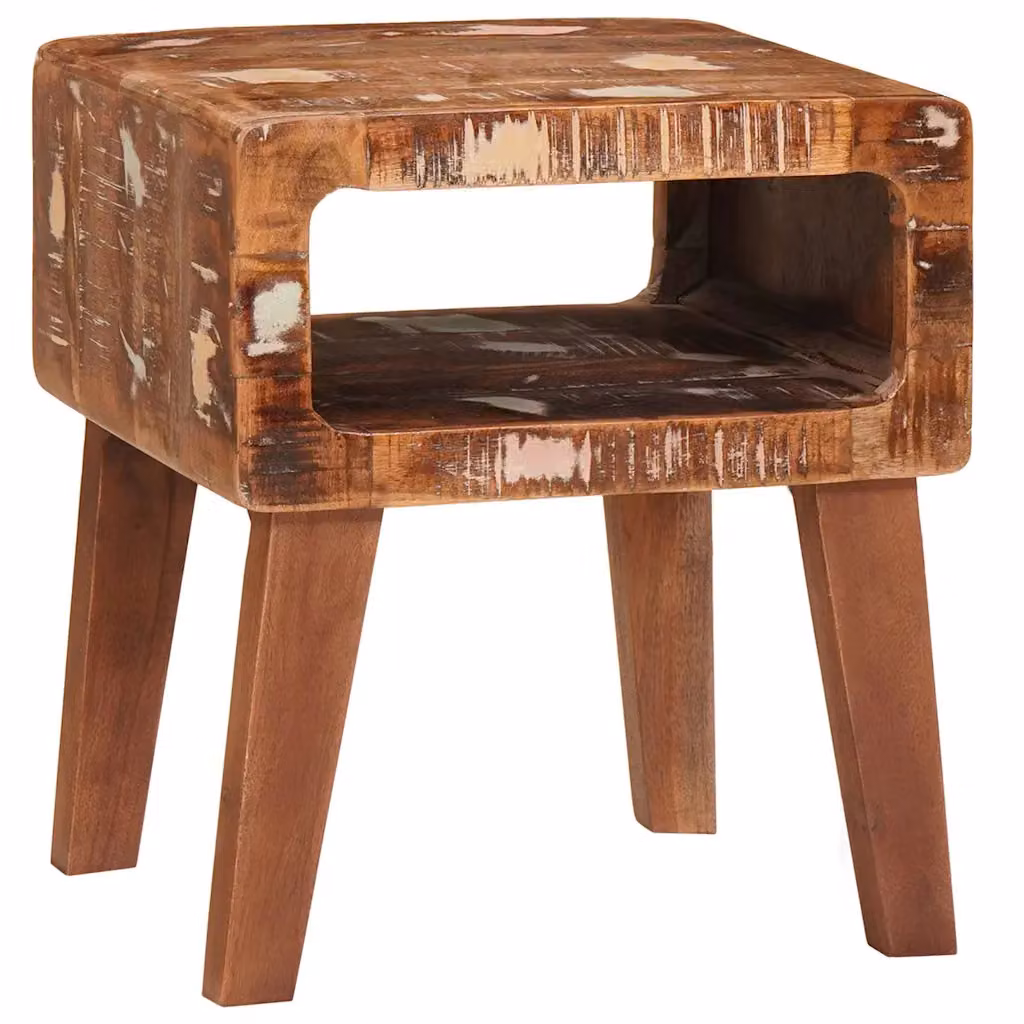 vidaXL Tavolino Moderno in Legno Multicolore L: 40 cm, P: 32 cm, H: 46 cm