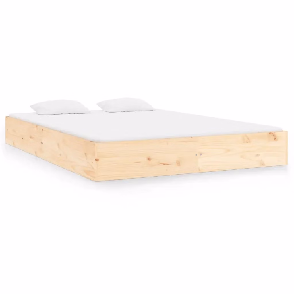 Giroletto vidaXL in legno massello di pino rustico senza materasso L/P/H: 200 x 200 x 23 cm – 2