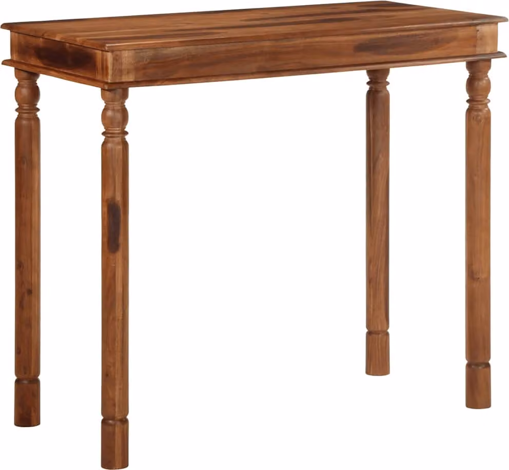 Maison Exclusive - Tavolo da bar, dimensioni 120x60x107 cm, in legno massello di acacia