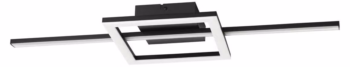 Lampada a soffitto LED EGLO, diametro 66 cm, colore nero, 2600 lumen - Agostino, 75916