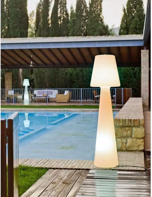 Lampada da esterno Newgarden LOLA 165 in polietilene con luce LED bianco caldo, H 165 cm