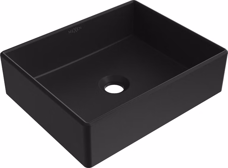 Mexen Goya lavabo da appoggio 40 x 32 cm, nero opaco - 22184085