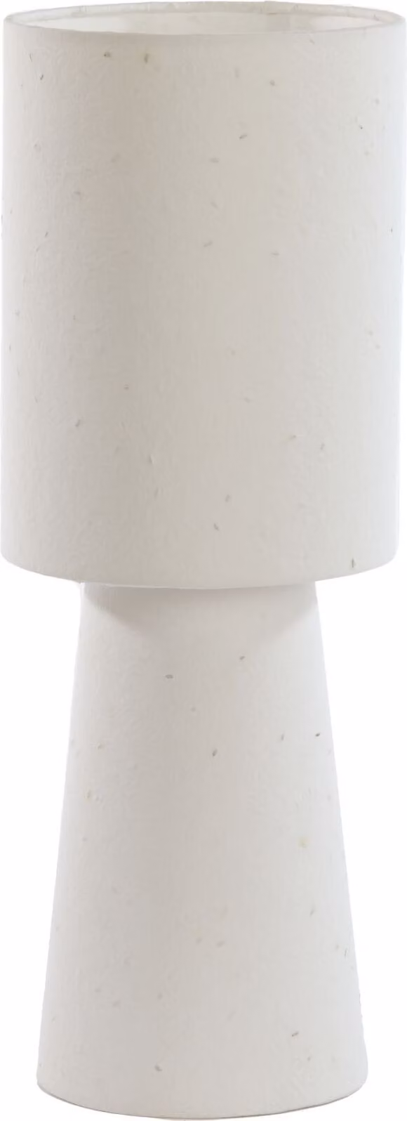Lampada da tavolo - bianco - Raeni - carta tessile - lampada da comodino - E27 - 1881573 - Light & Living