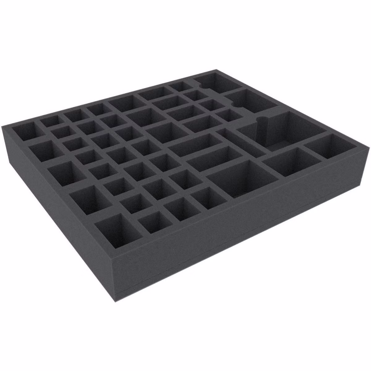 Inserto in schiuma per giochi da tavolo, 47 scomparti, 350 x 300 x 55 mm