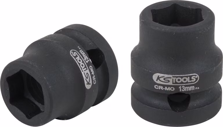 KS TOOLS 1/2" Presa elettrica esagonale extra corta 13,0 mm - 515.0059