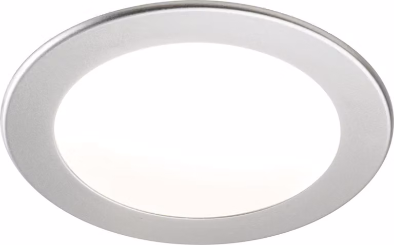 DOMUS LINE Plafoniera da incasso Smally XS D-Motion, effetto acciaio inossidabile