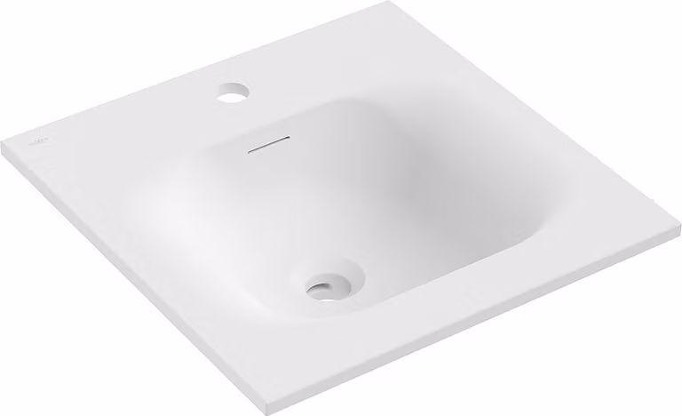 Mexen Vela lavabo da incasso 46 x 46,5 cm, bianco opaco - 25234501