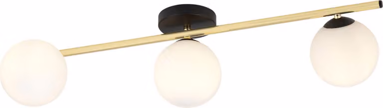 Lampada da soffitto Emibig 3xE14 10W SPLENDI con 3 paralumi bianchi 1248/3
