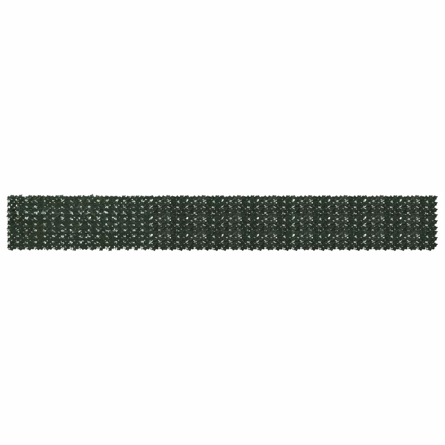 Schermo per balcone con siepe artificiale a foglie vidaXL, Verde Scuro, L: 600 cm x H: 75 cm