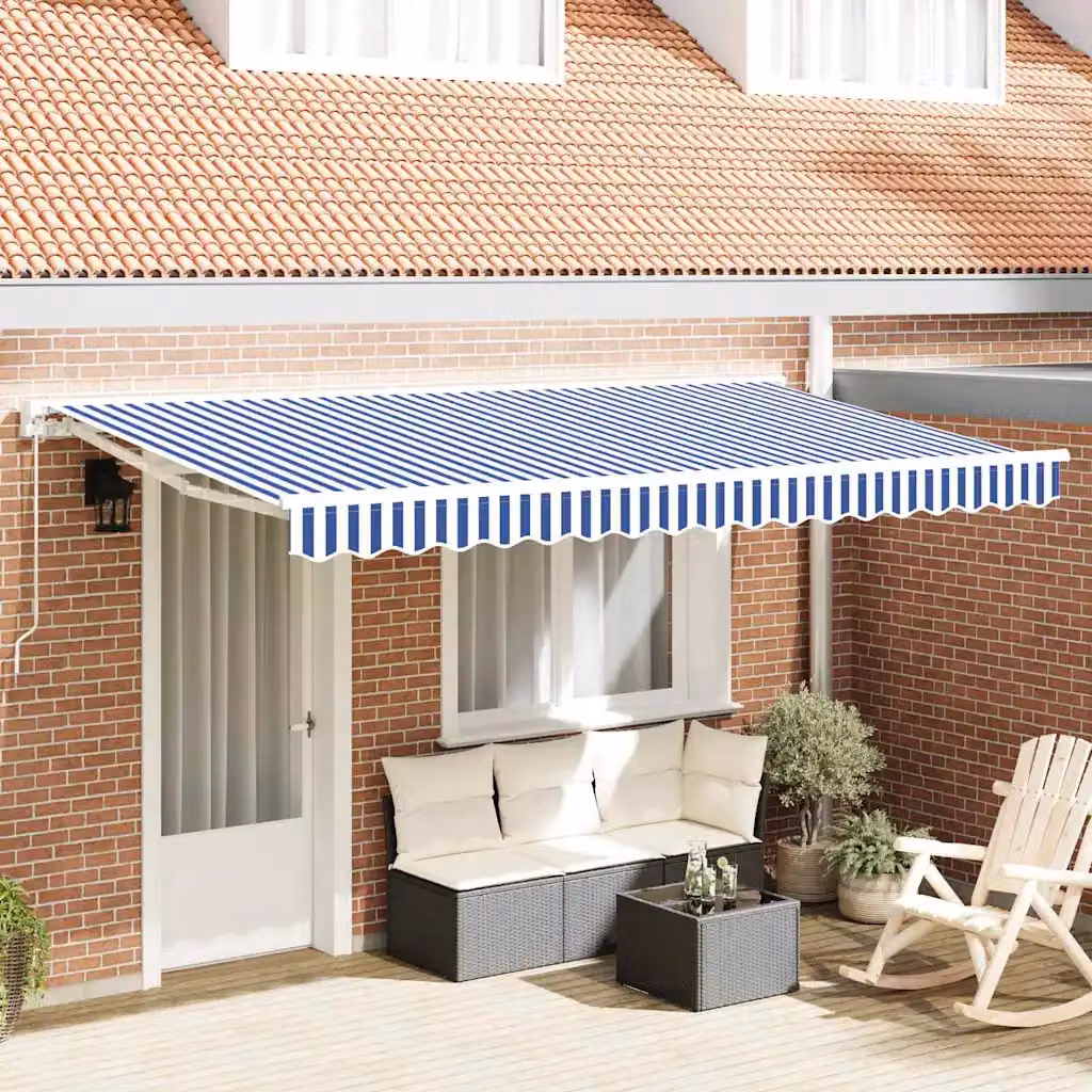 Telo di ricambio per tenda da sole vidaXL in poliestere multicolore L: 4 m, P: 2 m