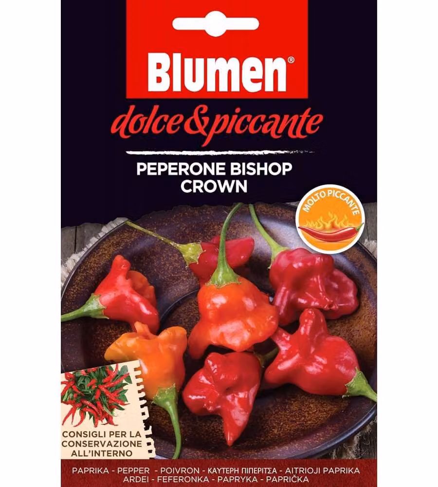 Semi di peperoncino Bishop Crown