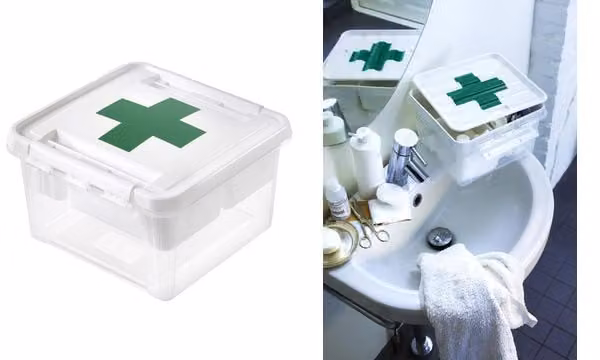 SmartStore Deco Scatola per il primo soccorso 8 litri 28 x 17 cm Bianco