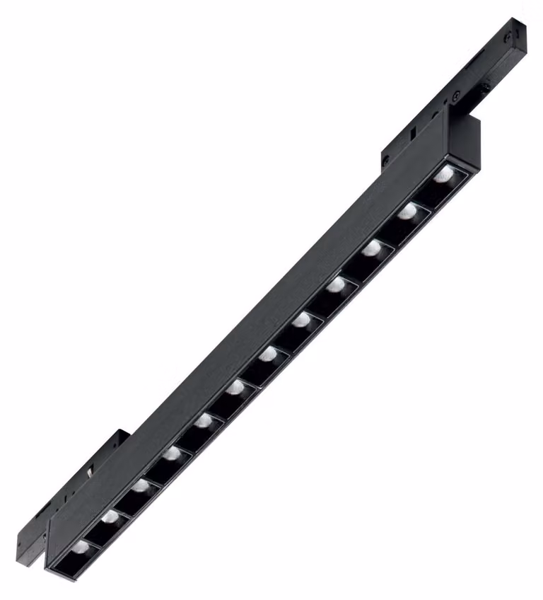 Sistema Lineare Deva Led 10W Luce Naturale Nero Dimmerabile Ideal Lux