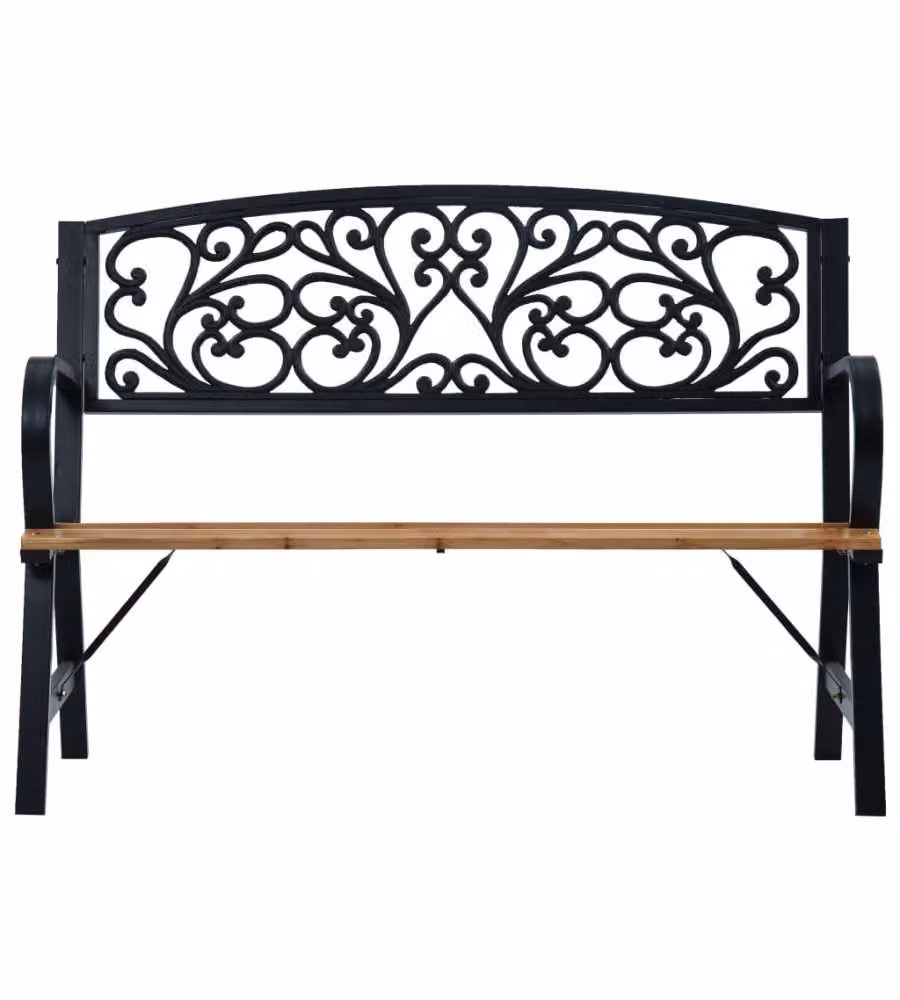 Panchina da Giardino 120 cm in Legno 47940