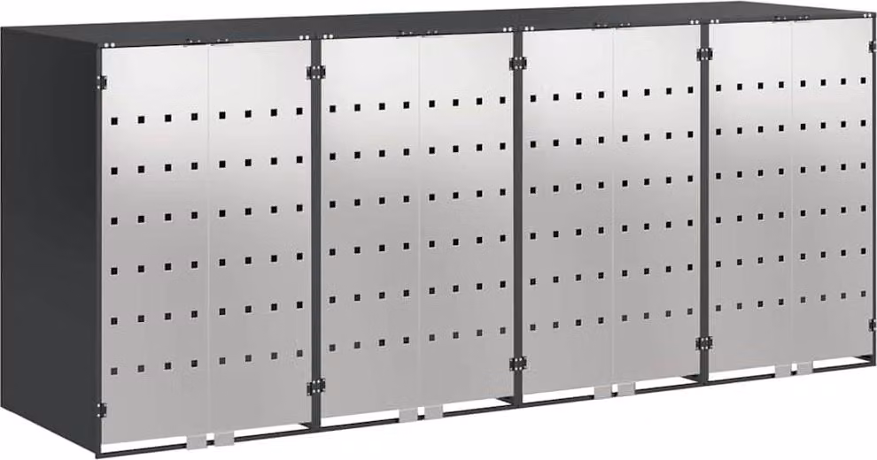 Contenitore per Rifiuti per 3 Bidoni 340 x 77.5 x 115.5 cm