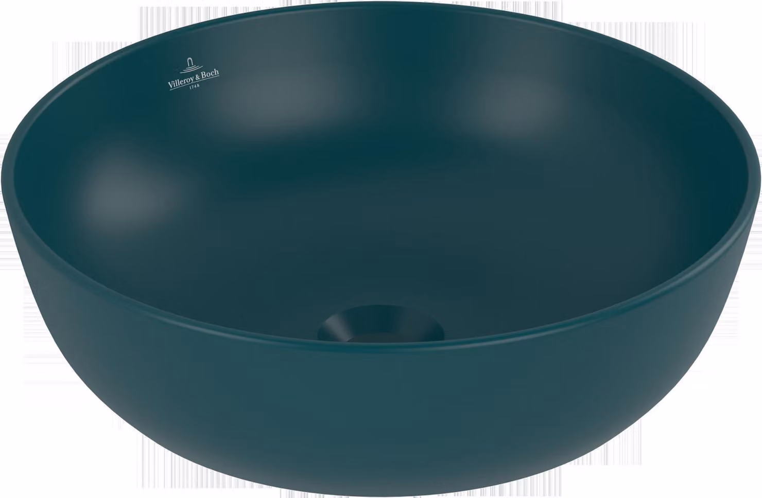 Villeroy & Boch Artis, lavabo à poser, rond, sans trop-plein, 430x430mm, 417943TE, 417943TE