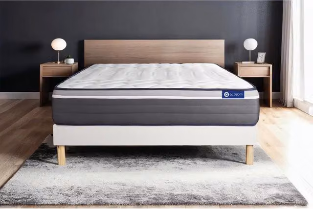 Kit rete e materasso Actiflex plus 120x210cm - Spessore : 26cm - Molle insacchettate e memory foam- molto rigido