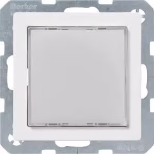 Berker 29526089 Segnalatore luminoso a LED, illuminazione rossa/verde, bianco polare, con Berker Q.1/Q.3
