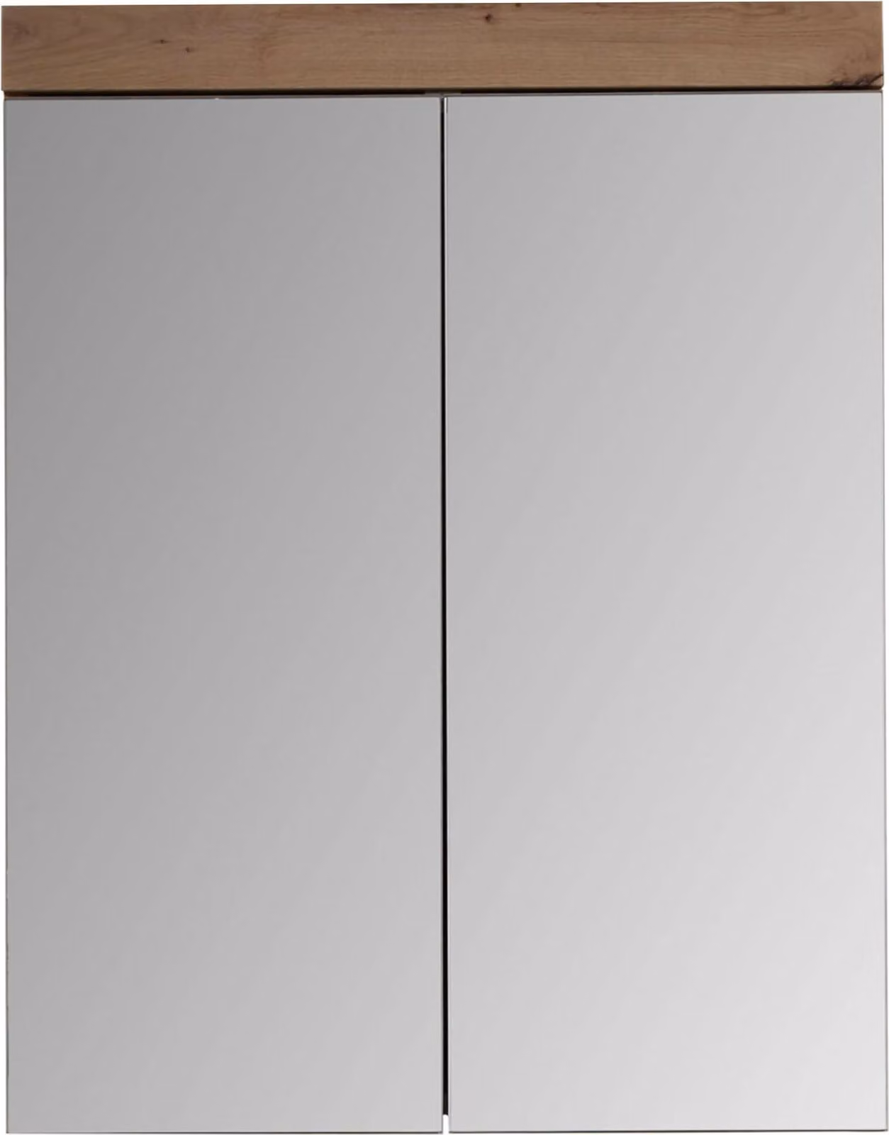 mobile specchio bagno trendteam Amanda rovere nodoso melaminico/vetro specchio 60 x 77 x 17 cm
