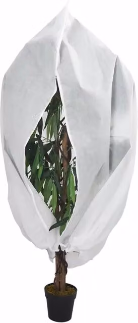 Set di 10 coperture con cerniera per piante Videx in plastica bianca, ideale per orto e giardino ornamentale, L: 3,93 m x P: 3,5 m, 70 g/m²