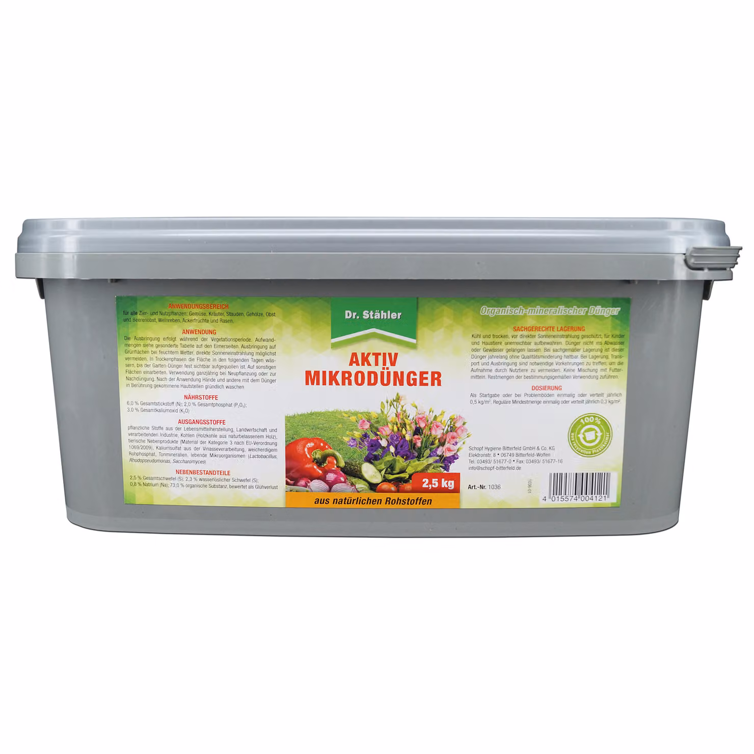 Microfertilizzante attivo Dr Stähler - 2,5 kg