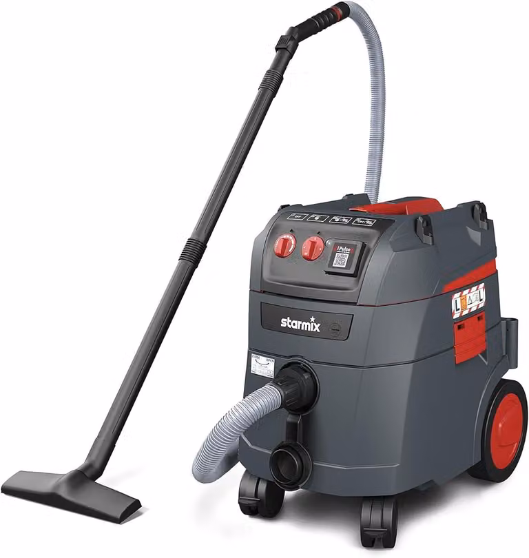 Aspirapolvere a secco e umido, aspirapolvere industriale di alta qualità con 1600 watt e un serbatoio da 35 litri