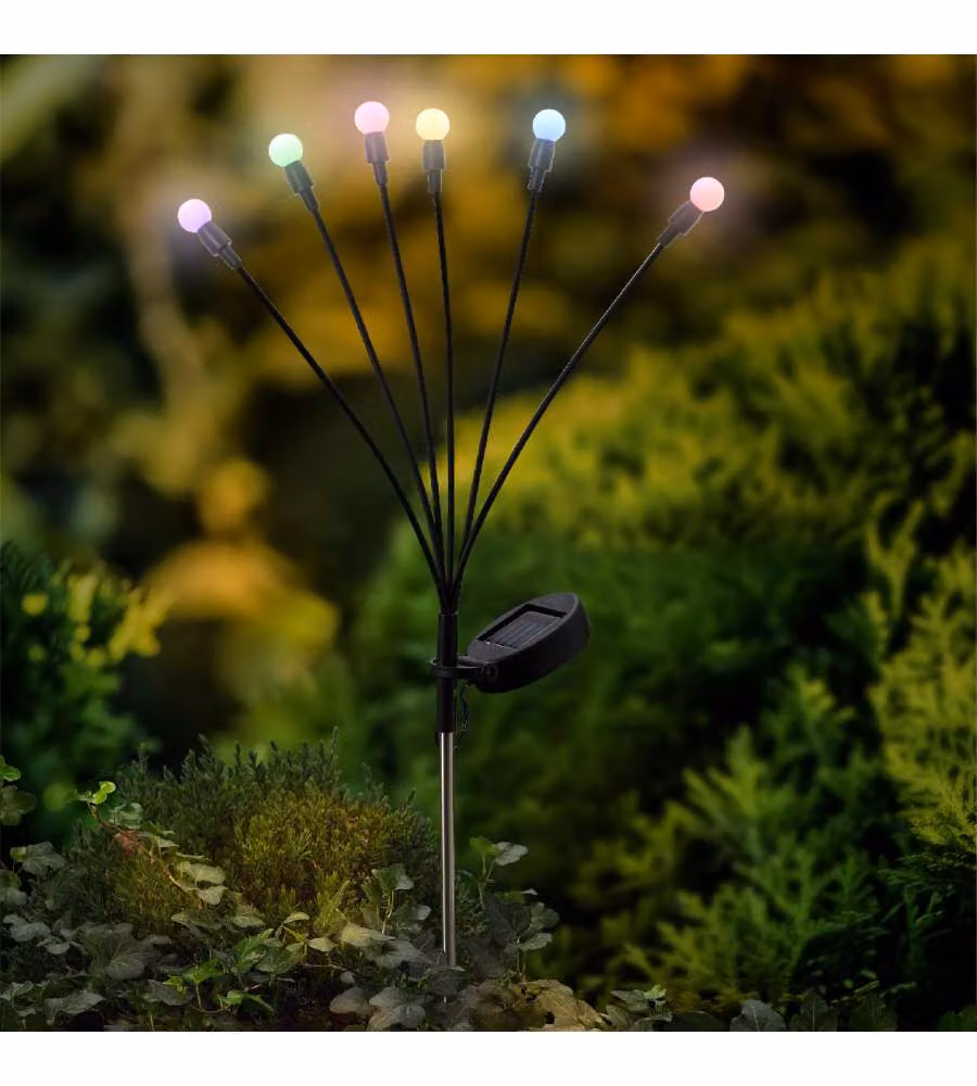 Paletto solare led multicolor