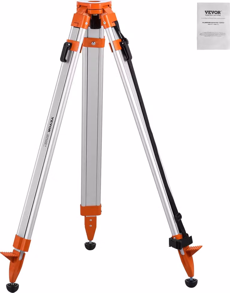 Treppiede professionale da costruzione per dispositivi laser e di livellamento in alluminio 420-1665 mm