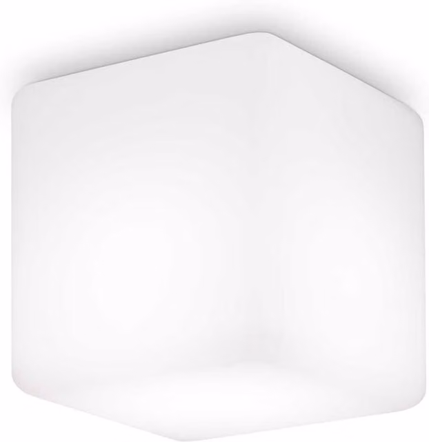 Plafoniera da esterno Ideal Lux Luna bianca con tecnologia LED e lampadina inclusa