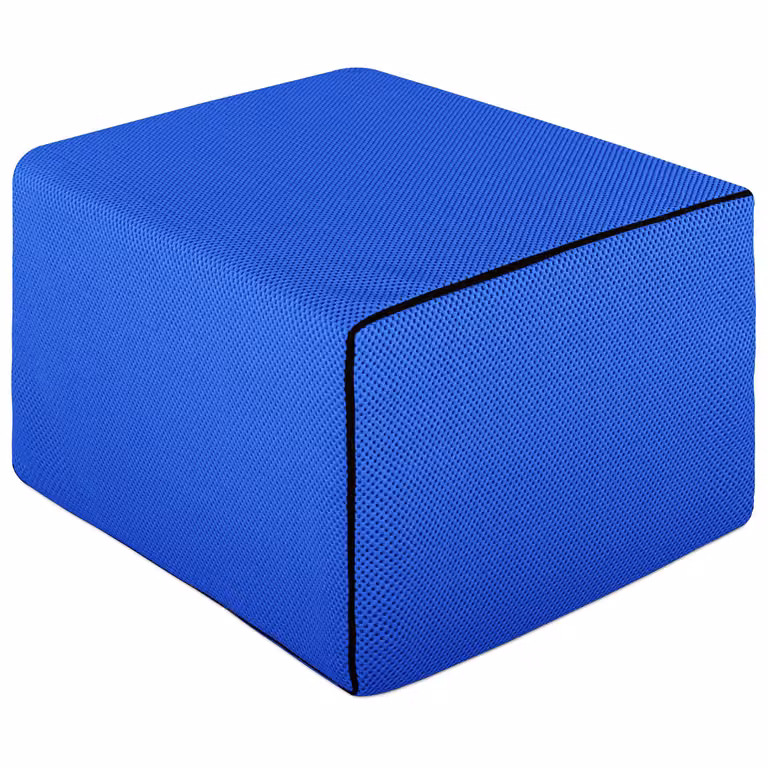 Pouf Letto Singolo con Tessuto 3D Bed Friend Blu