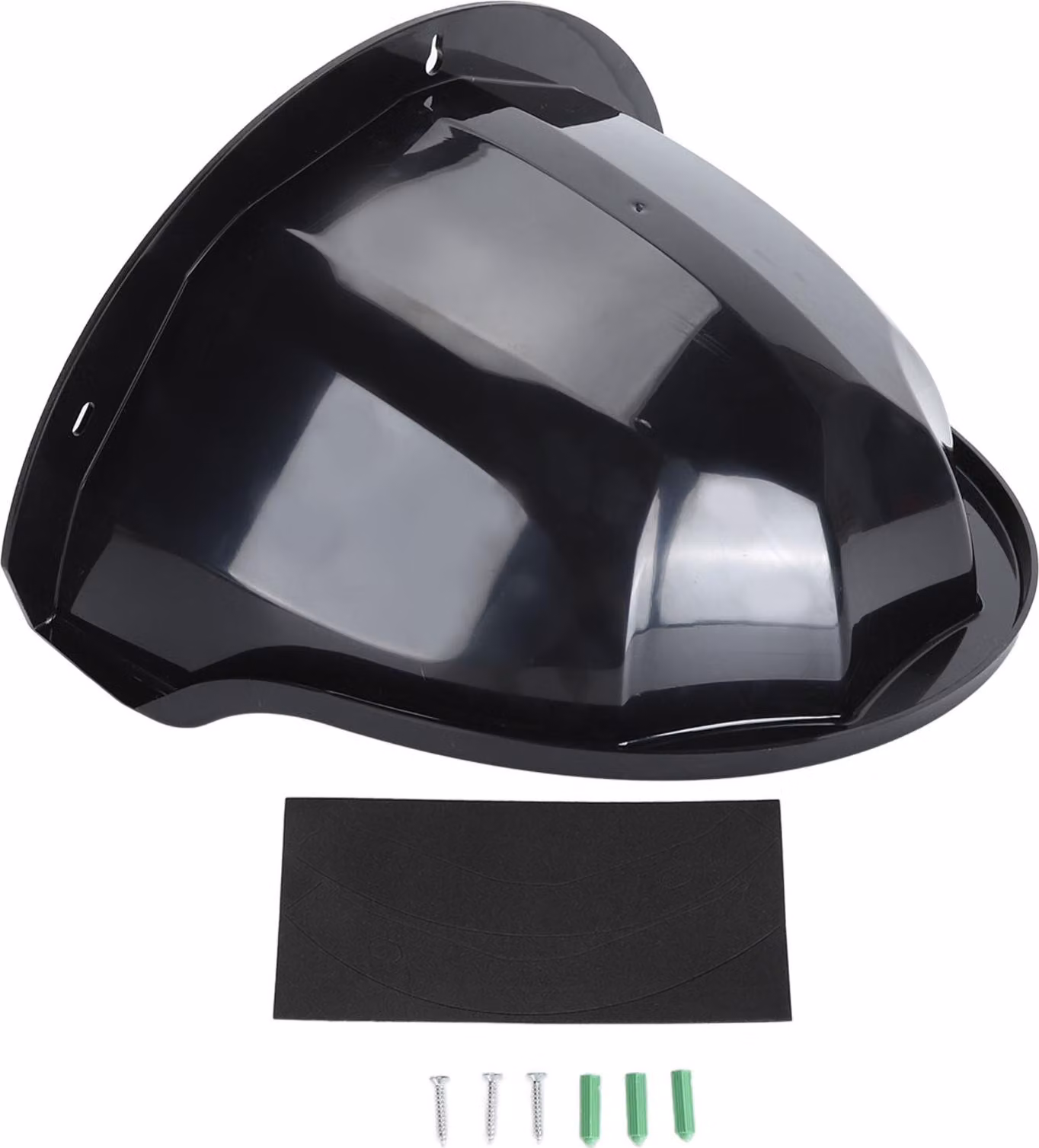Telecamera di sorveglianza Sun Rain Cover Hard Shield Outdoor Canopy per Dome PTZ tipo di sorveglianza Nero Nero