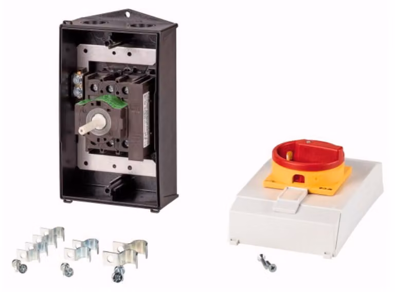 Interruttore principale tripolare 25A interruttore di emergenza bloccabile - Interruttore di sicurezza tripolare 13kW P1-25/I2H/...