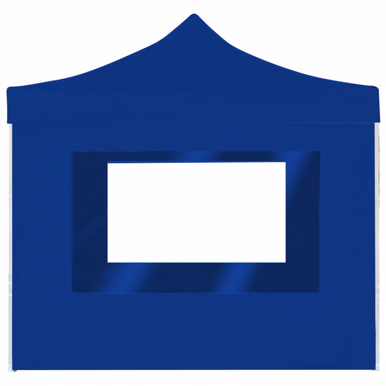 vidaXL Tenda professionale pieghevole per feste con pareti in alluminio 2×2 m blu