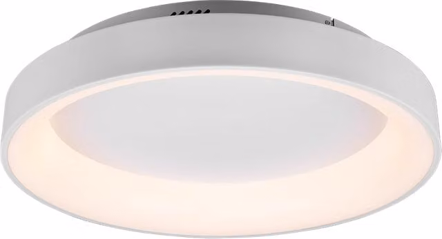 Plafoniera Led Interno Moderna Dimmer Bianco Opaco Telecomando Girona GD Trio