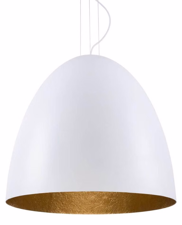 Lampadario EGG bianco e oro 7xE27x40W in metallo, dimensioni: 350x75x75 cm, IP20, Nowodvorski Lighting