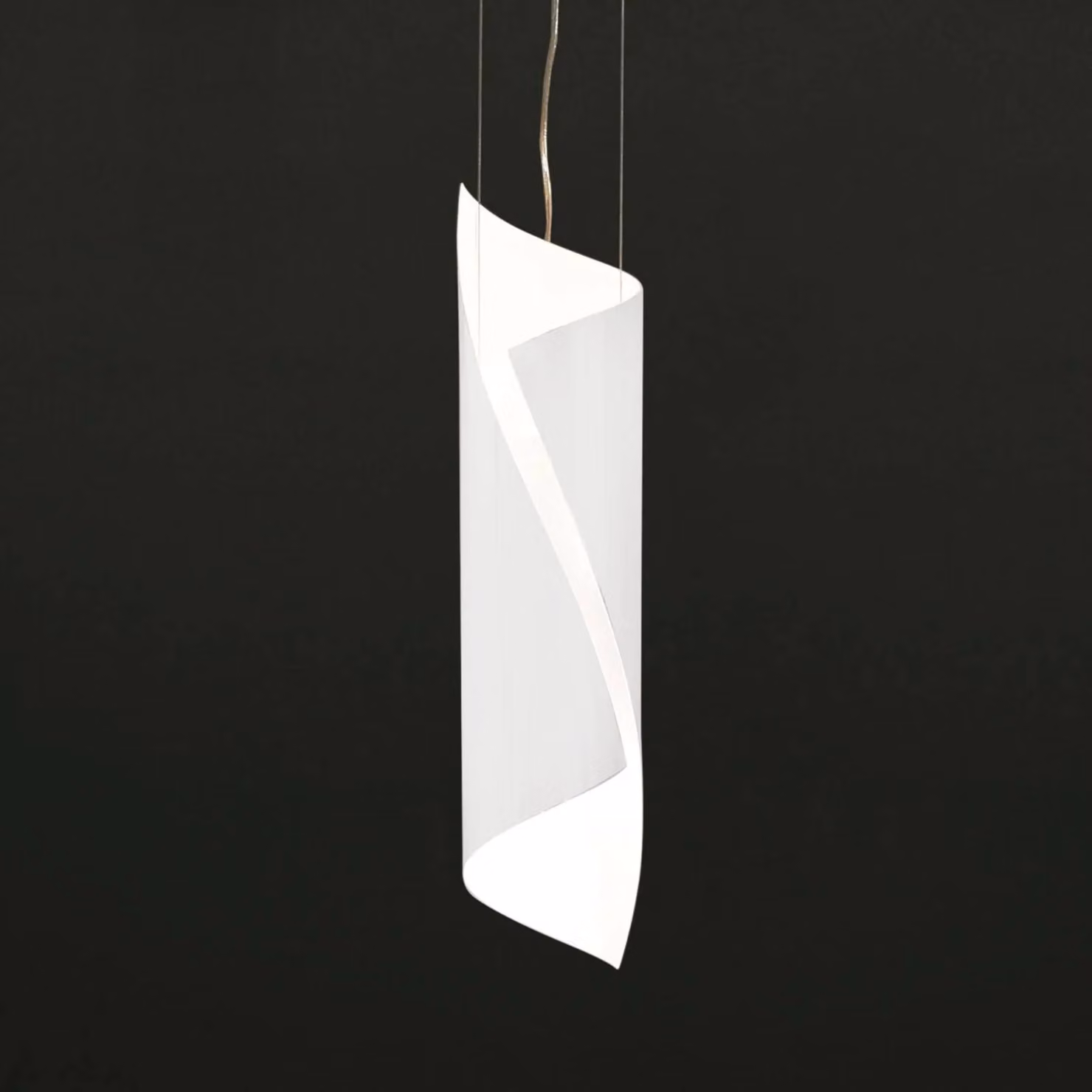 Knikerboker Lampada a sospensione Hué, Bianco / Opale, Soggiorno / Sala da pranzo, Metallo, Design, Lampada a sospensione