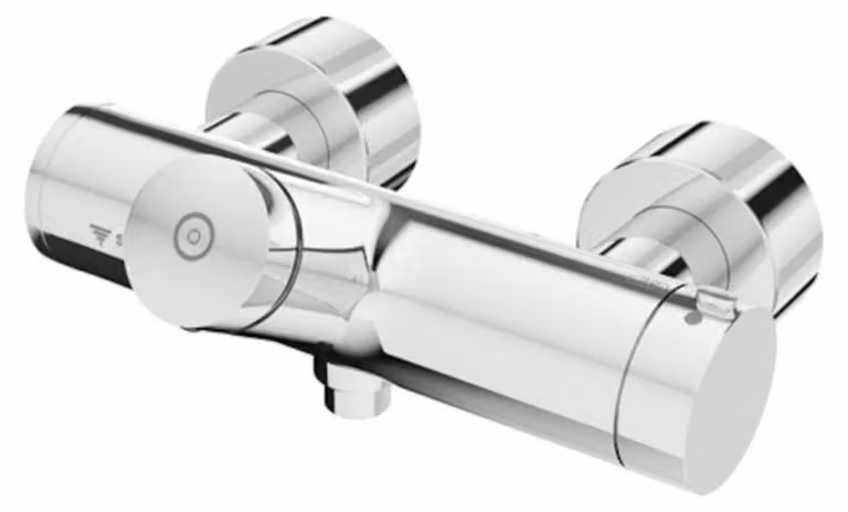 Schell Vitus - Miscelatore termostatico per doccia VITUS VD-SC-T / u con scarico dal basso, cromo 016100699