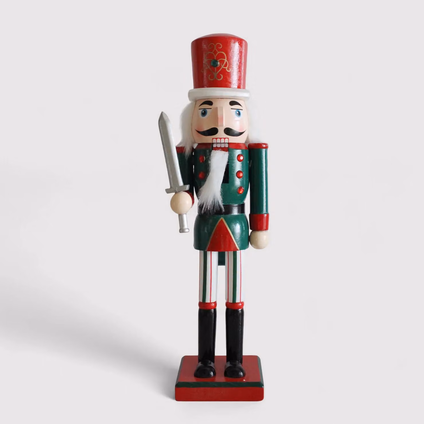 Renge - Soldatino schiaccianoci di Natale con cappello rosso
