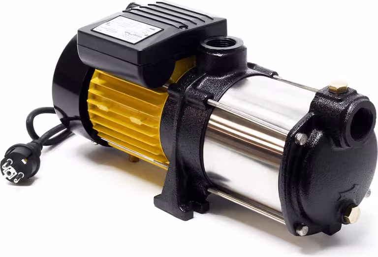 Pompa centrifuga multistadio Wiltec 6000l/h 550W prevalenza di mandata 35m, prevalenza di aspirazione 9m, 2850rpm, pompa per acqua per acquedotti domestici, casa e giardino