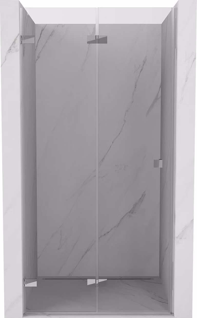 Mexen Lunar-F porta doccia pieghevole sinistra 70 cm, trasparente, cromo - 836-070-000-01-00-L