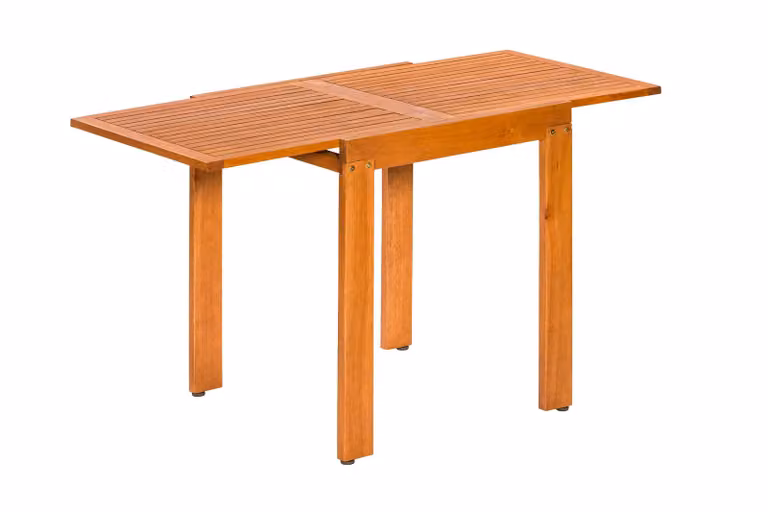Tavolo da balcone Merxx 65 (130) x 70 cm, allungabile - Eucalipto