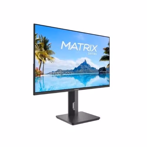 Monitor Yashi Matrix 284K Wide YZ2819 IPS 4K UHD 3840x2160 60Hz 1ms MPRT 350cd/m2 Nero con HDMI, DisplayPort e USB-C, Supporto VESA 75 e funzione Pivot – 2