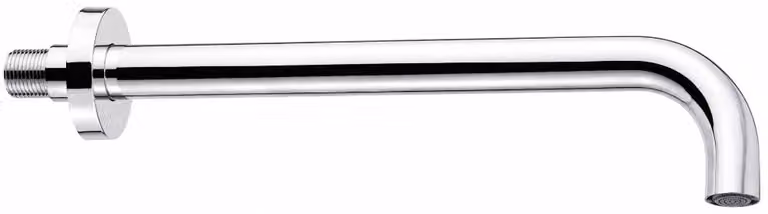 Schläfer 137430 | Soffione doccia a Parete Pulsify in ottone cromato con ugelli orientabili diam 26 mm, L. 350 mm, Attacchi Universali 1/2"G , Braccio con Soffione risparmio idrico e ispezionabile
